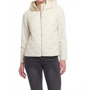 NEW RINO & PELLE gisela hooded jacket in birch